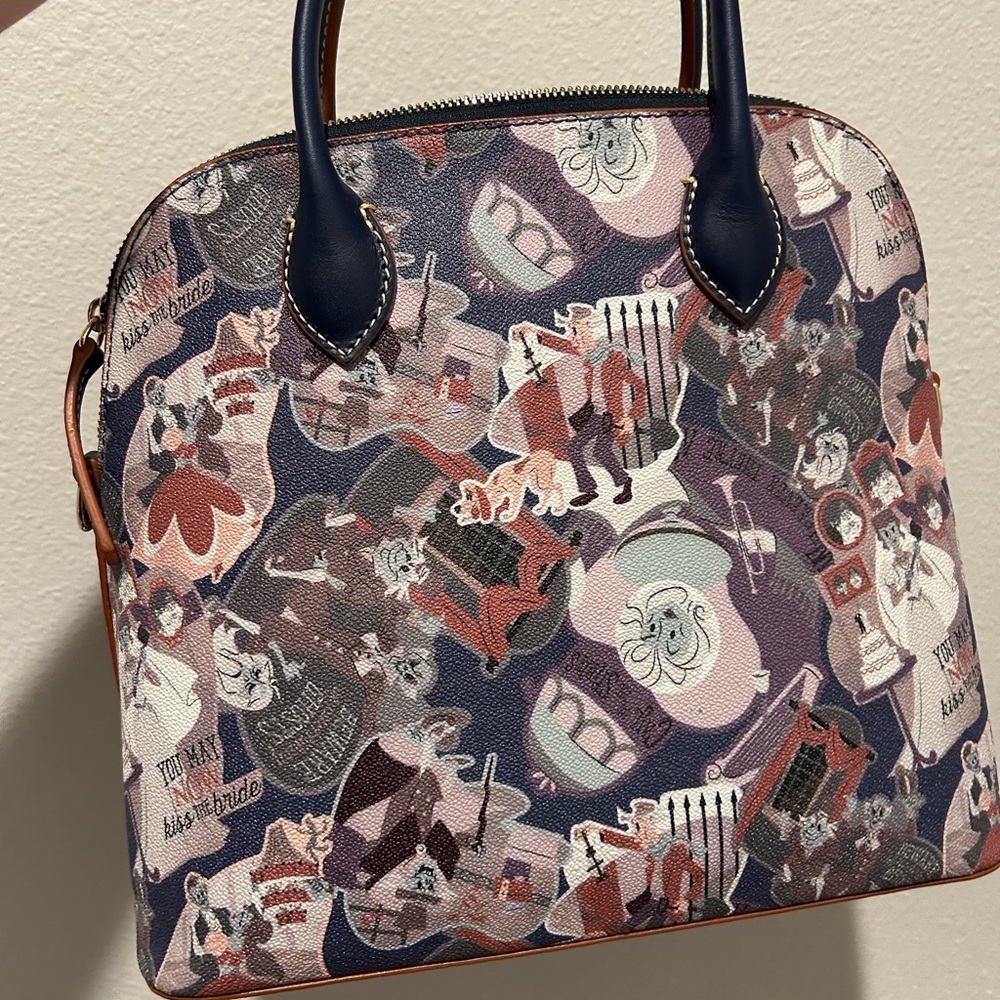 Dooney & Bourke Haunted Mansion Satchel Purse - Picture 4 of 8